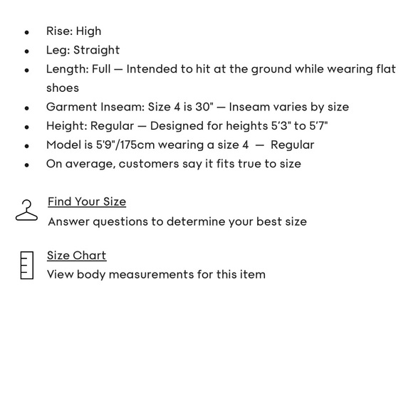 Aritzia Melina Pant - Sz 4 Black Regular Length - Picture 8 of 10